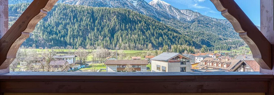 Ausblick Zirbenzimmer Panorama II - Posthotel Kassl - Oetz