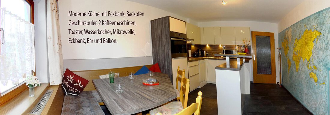 Küche - Ferienwohnung Keil - Ötztal Bahnhof