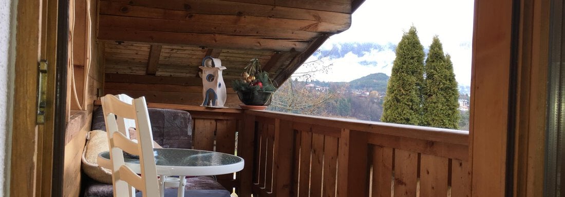 möblierter Balkon - Haus Lotte - Sautens