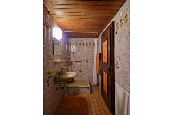 Badezimmer mit Dusche und WC - Studio Hoher Karkopf - Sautens