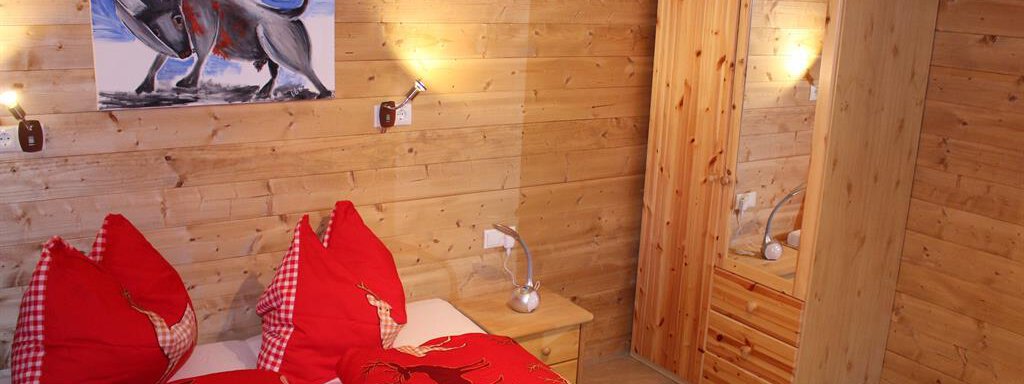 Schlafzimmer im EG - X-Alp Lodges - Sautens