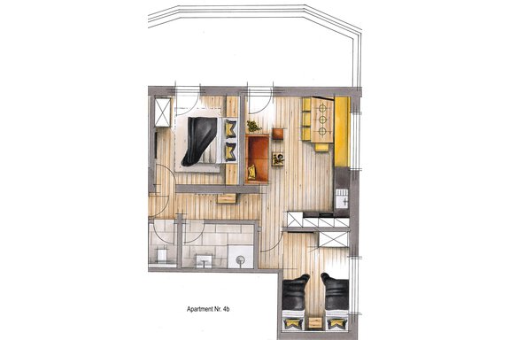 Skizze Nr. 4 - Apart Sonnhof - Sölden