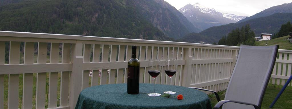 Aussicht von der Terrasse - Appt. Arnika - Sölden