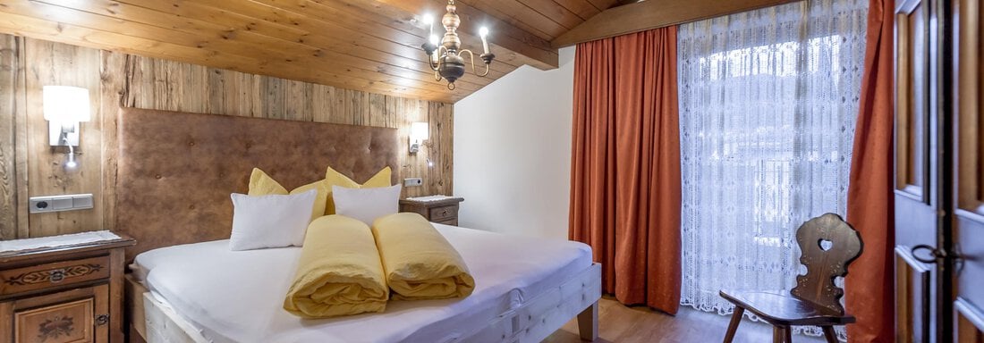 Elternschlafzimmer - Ferienappartements Linserhof - Sölden