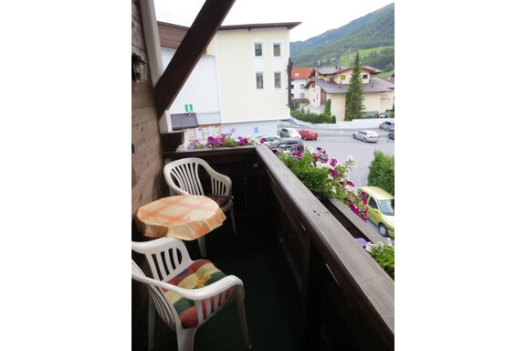 Balkon Zimmer Nr 4 - Haus Alpenhäusl - Sölden