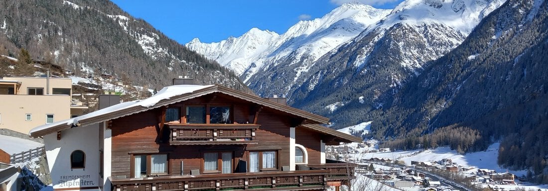 Winter Ansicht - Haus Alpenstern - Sölden