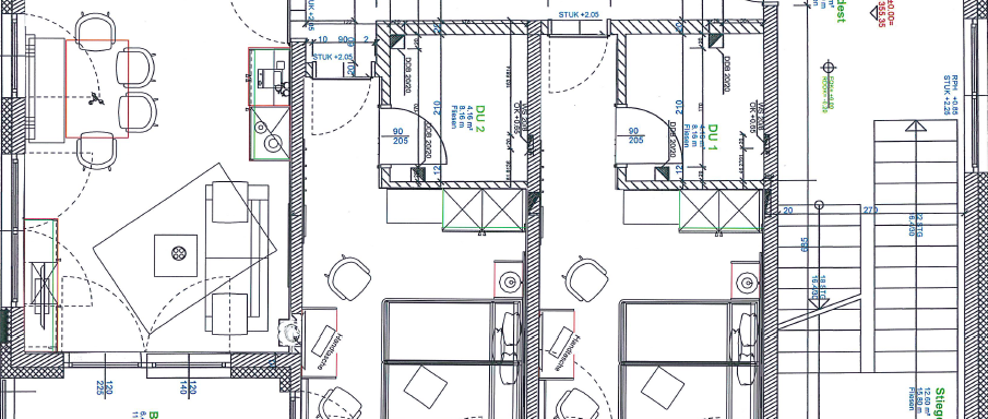 Grundriss App. Enzian - Haus Bergliebe - Sölden