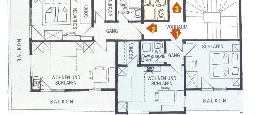 Grundriss - Haus Renate - Sölden