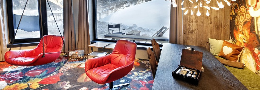 Chill-Lounge - Top1 - HEART - Manufaktur Appartements - Sölden