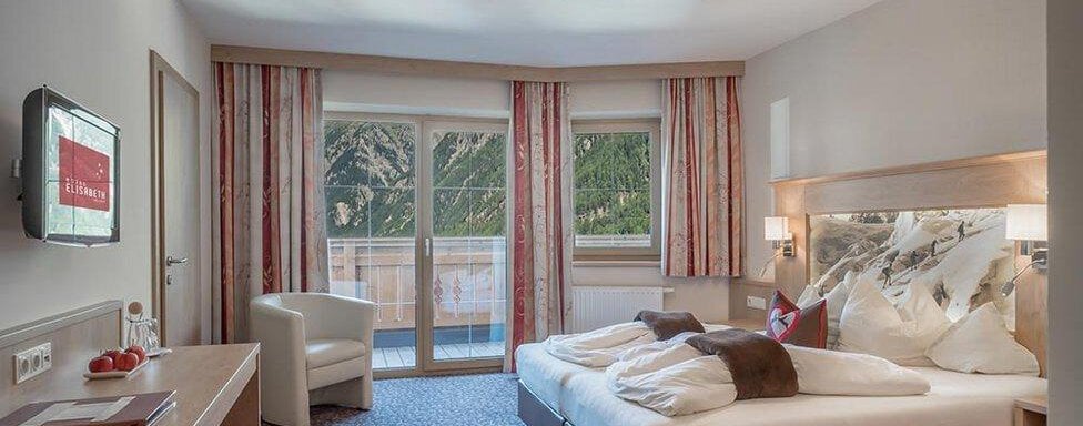 Wohlfühl-Doppelzimmer mit Balkon - Hotel Elisabeth - Sölden