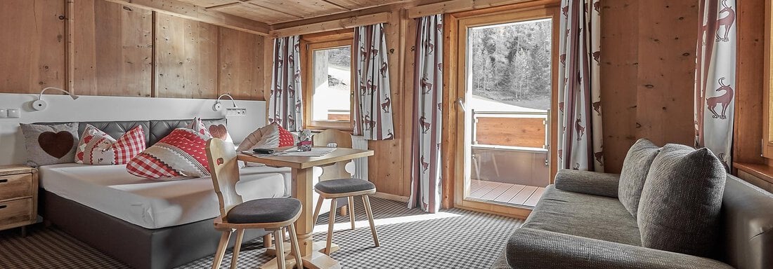 Doppelzimmer mit ZB - Hotel Garni Schönblick Apart - Sölden