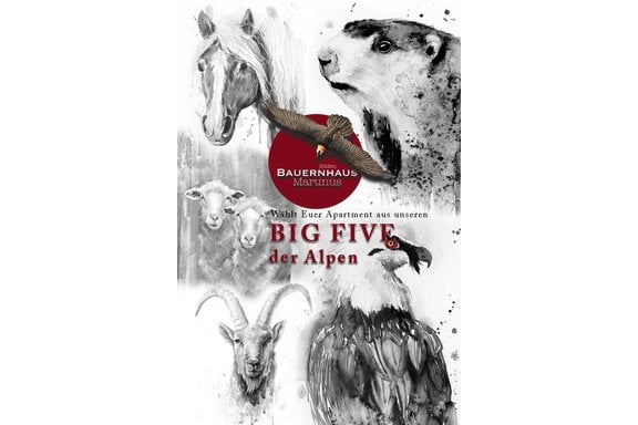 Die "BIG FIVE" der Alpen - Landhaus Martinus - Sölden