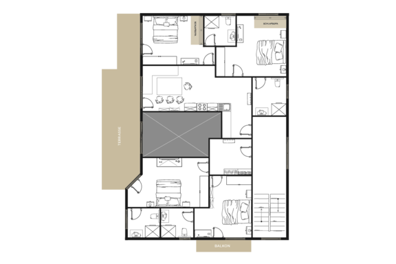 Skizze - Landhaus Sonnenwiese - Sölden