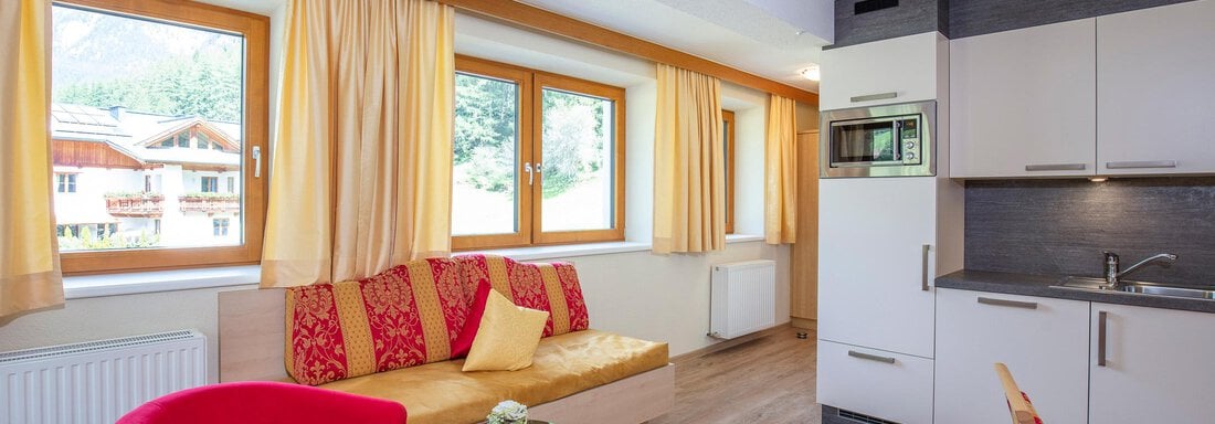 Wohnküche - Trofana Appartements - Sölden