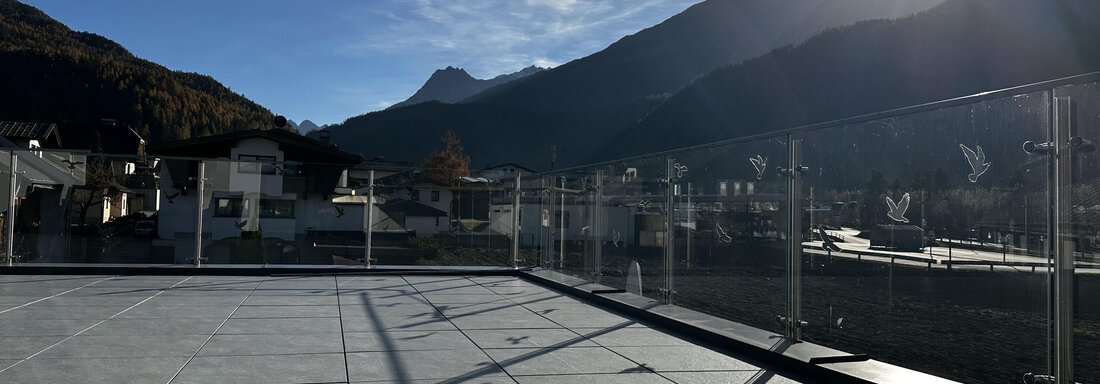 Terrasse mit traumhaften Ausblick - Appart 69 - Umhausen