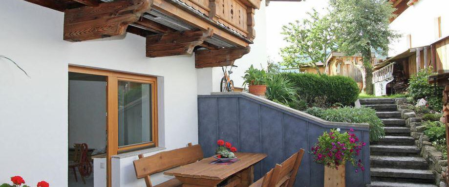 Terrasse - Appartement Heidi - Umhausen