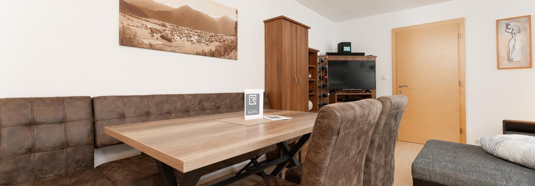 Esszimmer/Wohnzimmer - Appartement Rauth - Umhausen