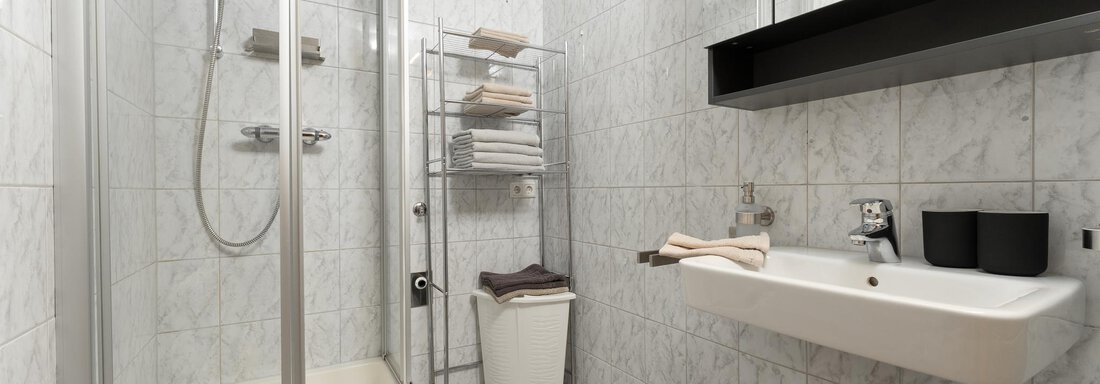 Badezimmer/Dusche - Appartement Rauth - Umhausen