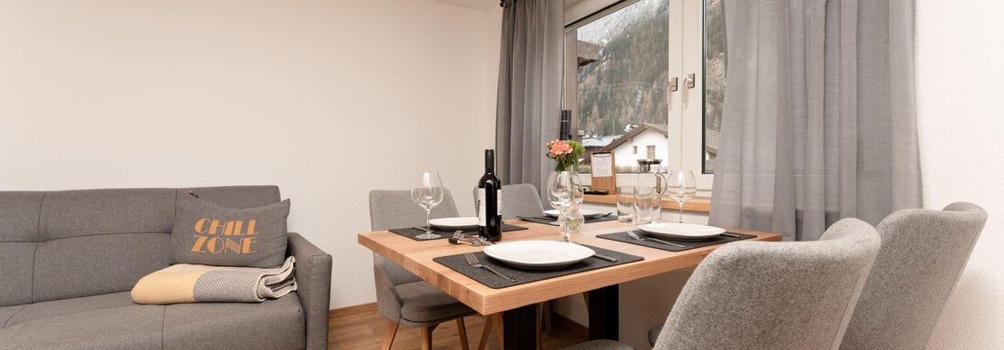 Wohnküche - Bergnest-Oetztal Appartements - Umhausen