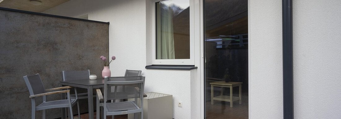 überdachte Terrasse - Ferienwohnung Schmid - Umhausen