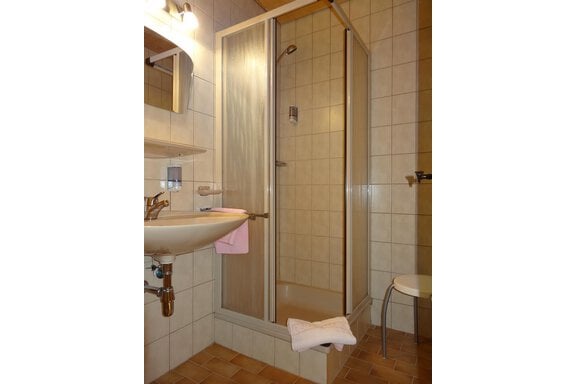 Dusche neu - Gasthof Geierwallihof - Vent